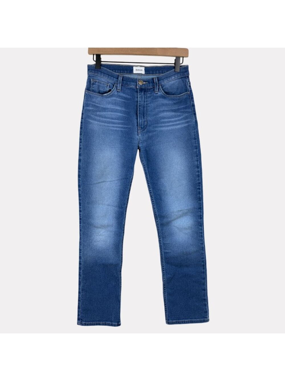 Hudson Blair Straight Leg Jeans Womens 26 Medium Wash Blue Five Pocket Zip Fly